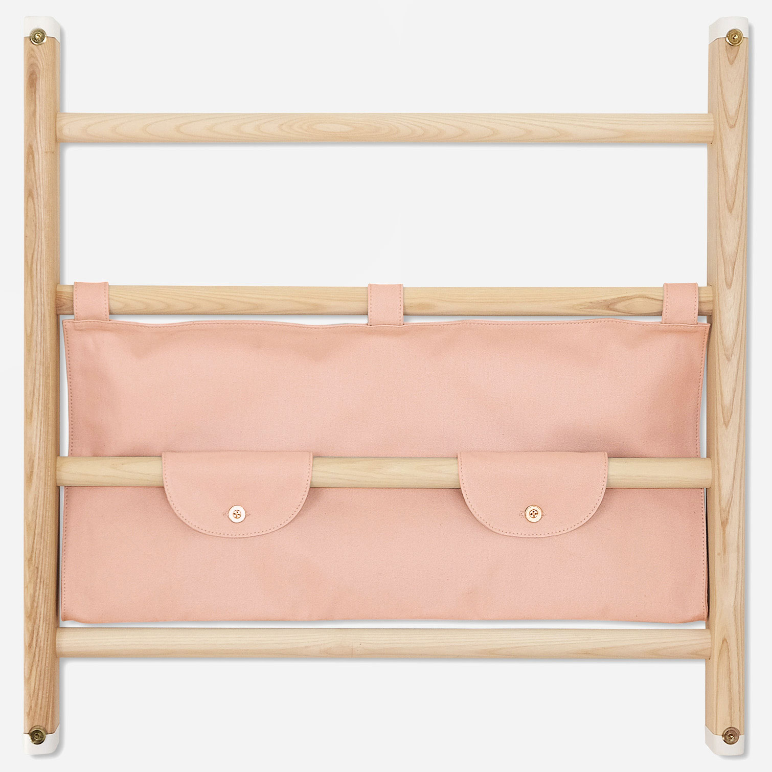 Kaos Endeløs Shelf: Peach Canvas Book Pocket, alternate view 2